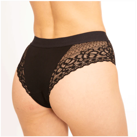 DUMMY - WUKA Ultimate™ Lace talle medio flujo medio Negro - L